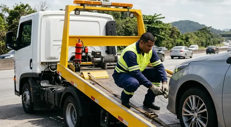Guincho e reboque em Camaçari – atendimento para carros, motos e caminhões